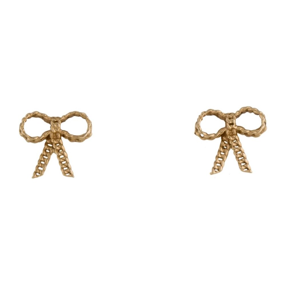 ISO Catbird x The Met 14K Bow Stud Earrings (individual or set) **DO NOT BUY**